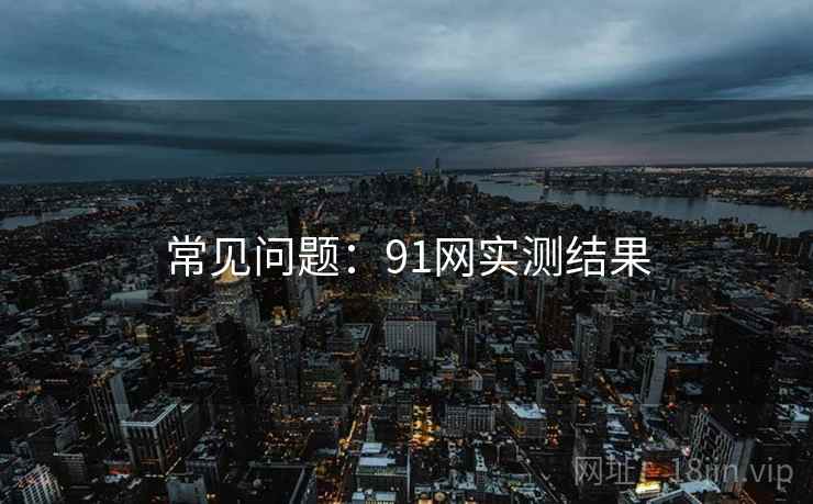 常见问题：91网实测结果